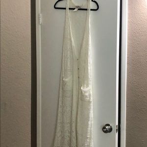 Knitted cardigan/cover-up